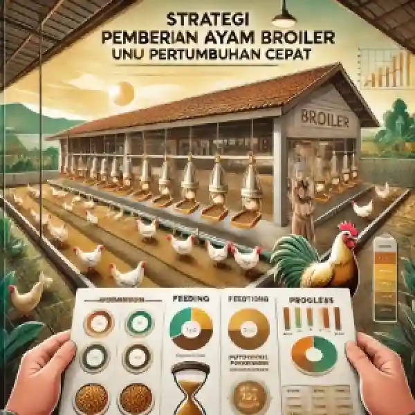 Strategi Pemberian Pakan Ayam Broiler untuk Pertumbuhan Cepat